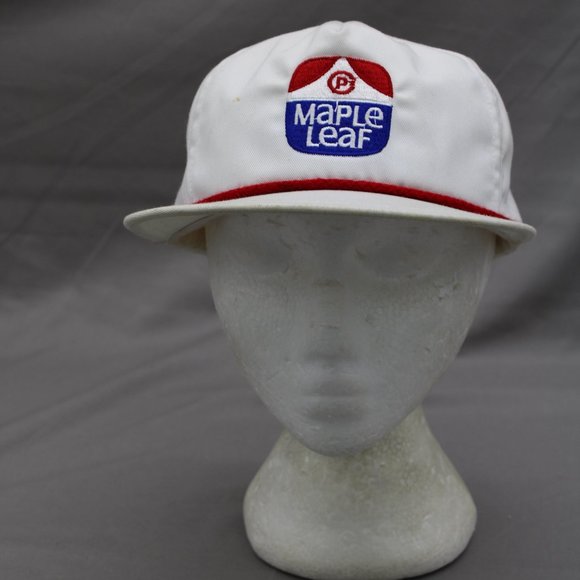 Vintage Stitched Graphic Hat - Maple Leaf Foods Canada - Adult Snapback - Picture 1 of 8
